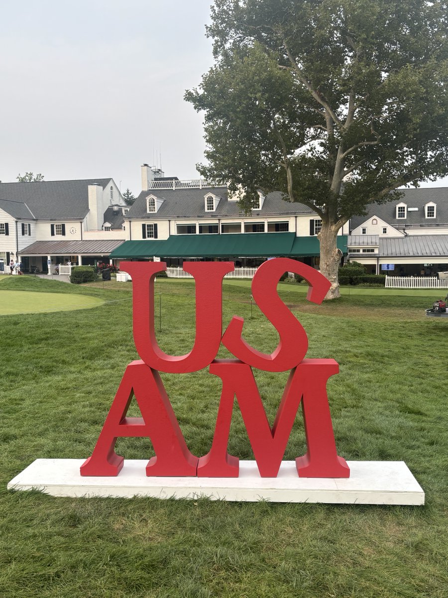 BernhardCompany's tweet photo. Today we're reflecting on the meticulous prep at Merion Golf Club for the Men’s U.S. Amateur Championship🏌️. Rod Mortimer was proud to work with Paul Latshaw and Robert Smith to deliver championship-level turf🌱. #USAmateur #MerionGolfClub https://t.co/ORD4doPxns