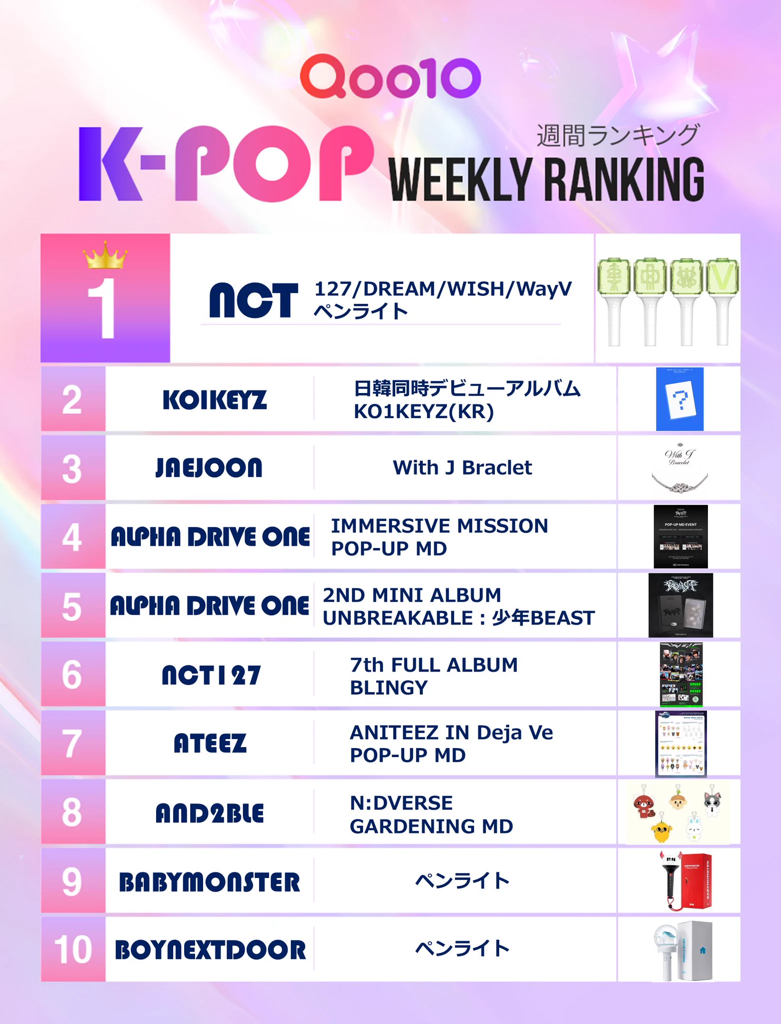 Qoo10 K-POP【公式】 on X: 