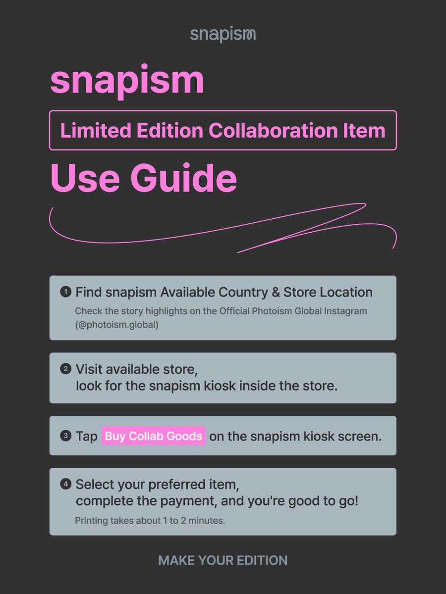 photoism_global's tweet photo. 📍 snapism kiosks are located inside selective Photoism stores.
You can check the specific locations in the highlights of the Photoism Global Instagram account.

This frame is available at ALL GLOBAL Photoism stores. https://t.co/hIMn7hYqXa