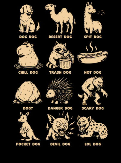 qwertee's tweet photo. "Different Types of Dog" for just 12hr more on https://t.co/PrRul7wbSk RePost for chance at FREE TEE! https://t.co/jyuI1anu4d