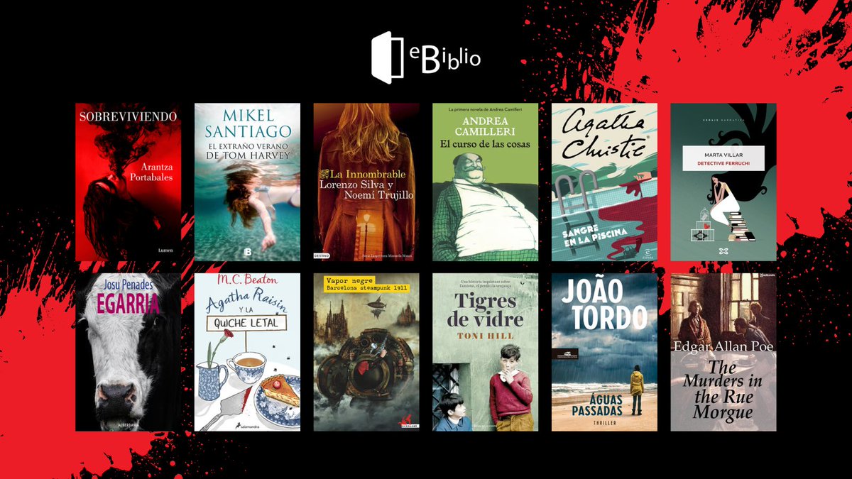 librolecturagob's tweet photo. 🕵¡Cuidado! El equipo de investigación de #eBiblio sigue la pista a los criminales literarios.
Si quieres ayudarnos en la investigación, entra en https://t.co/YjZUDrmVEk o en la app para tus dispositivos electrónicos 💻📲 y sumérgete en la resolución de estos y otros crímenes. https://t.co/KrTdWiAqkR