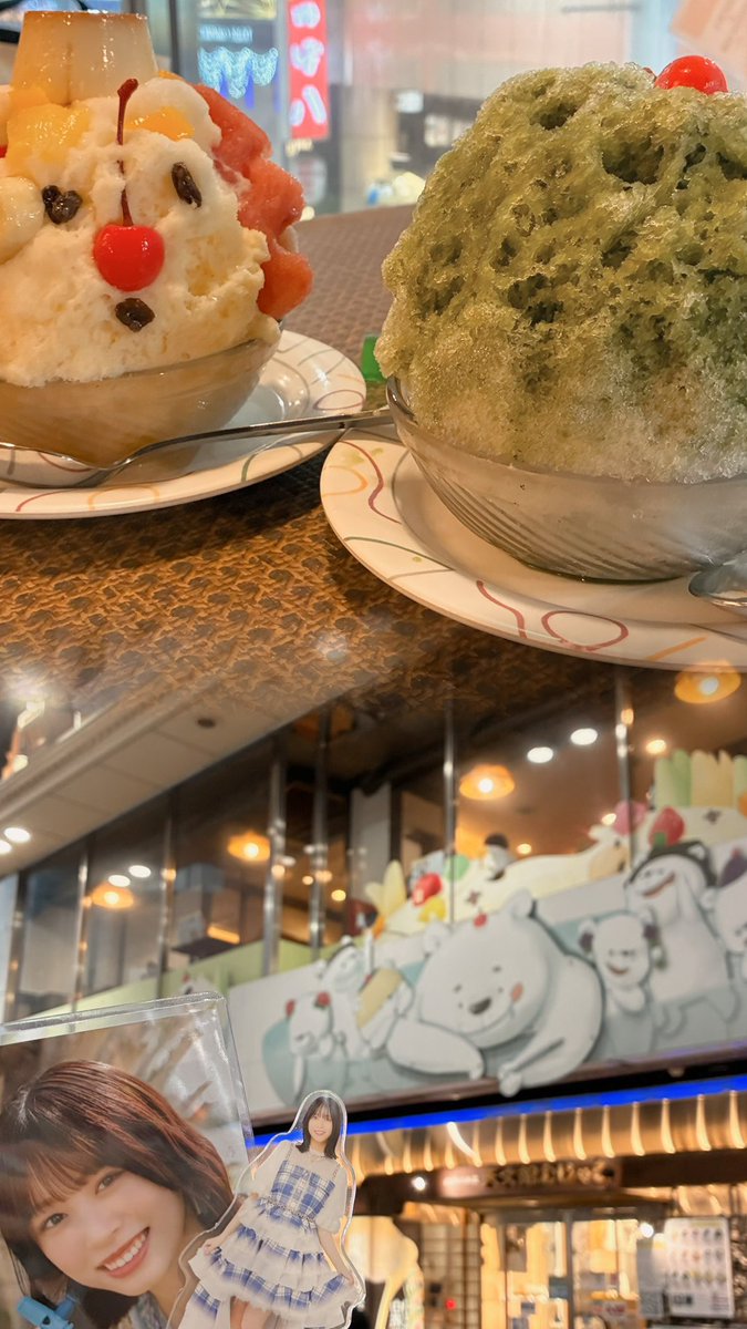Loo_at_'s tweet photo. 今日は鹿児島でゆっくり過ごします🫶🏻
しろくまのかき氷美味しかった🍧
 #ひなたフェス２０２６ https://t.co/DdHs2roRRg