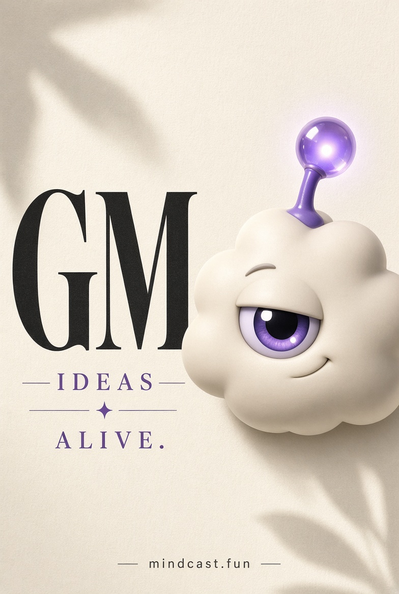MindCastFun's tweet photo. Gm https://t.co/ggdvwDzN0Y