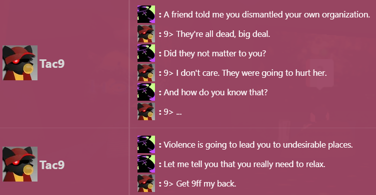 CynIsNotGay's tweet photo. I love these new dialogue stuff thingies, more stuff for me to theorize about with my friends https://t.co/RLvXt8kSoq