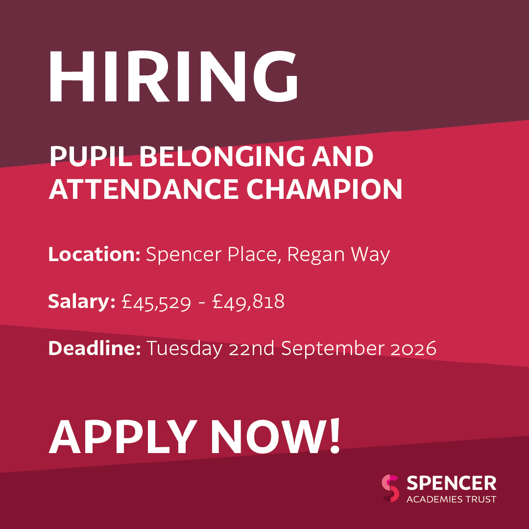 satrust_'s tweet photo. 🚨 WE ARE HIRING 🚨

Pupil Belonging and Attendance Champion 🙌

If you would like to join our central team and are interested in this role then please apply by clicking the link below 👇

🔗: https://t.co/rbR9sM3aHO

#Jobs #Hiring #Education #EduJobs https://t.co/96qDkRZ8AT