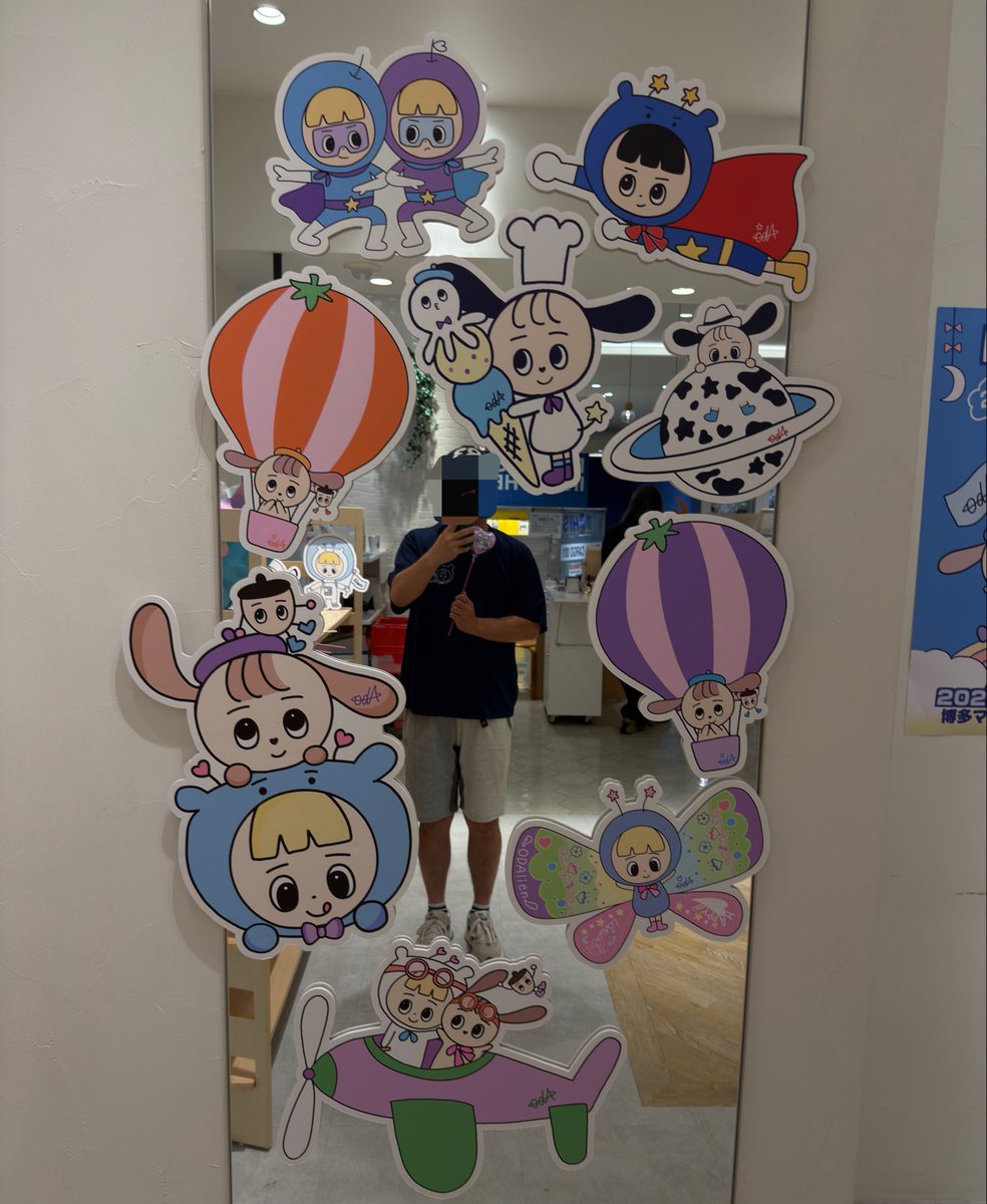 chamo_dayaka065's tweet photo. 撮影エリアではこんなこともできます！！📸
（店内は撮影禁止⚠️）
 #ポップアップODA  #博多マルイ3F 
 #9月4日5日6日 https://t.co/786itcOfvE