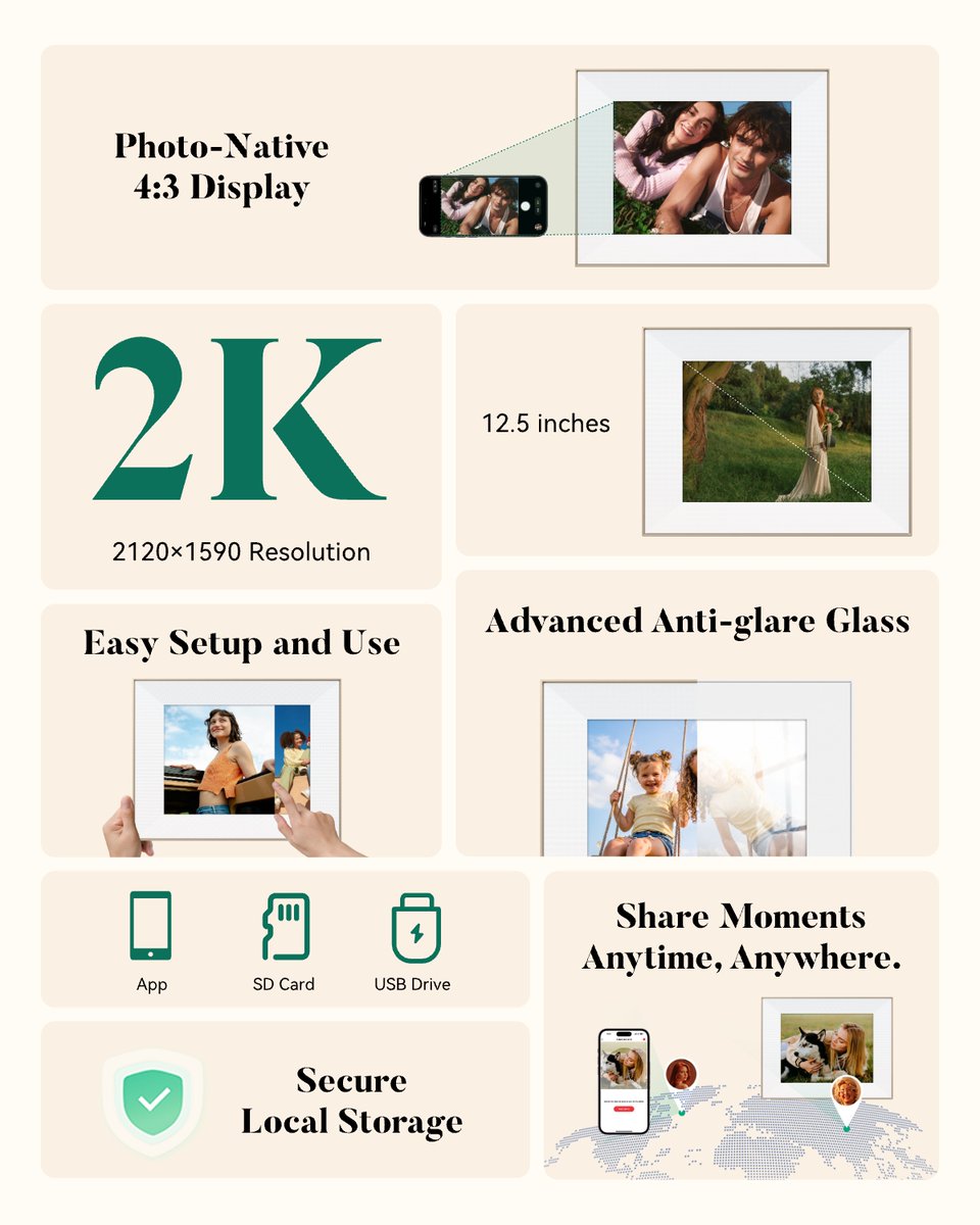 Pexarglobal's tweet photo. Frame the shot. Keep it true. ✨
VivKeep Pro 12.5″ is officially here — a frame for your favourite moments as they were meant to be. Full. Natural. Yours.
A quiet space addition, gentle daily reminder of what matters.
👉 https://t.co/xSdNnTj3wh
#Pexar #PexarLexar #PexarVivKeep https://t.co/WvqoEdavEa