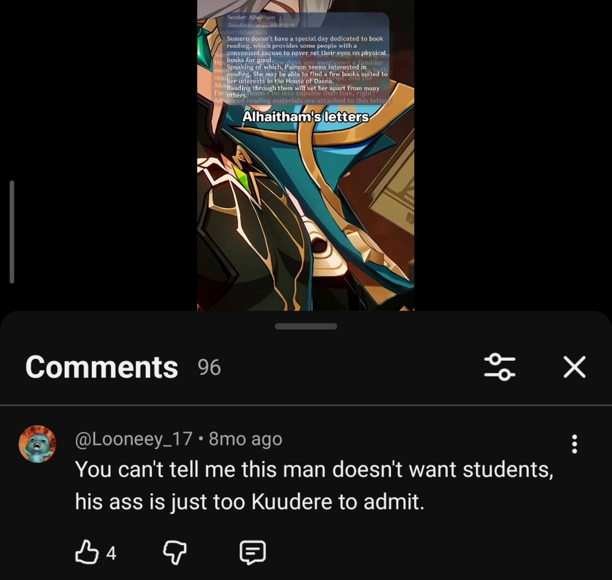 sproutcase's tweet photo. What did this youtube comment see 8 months ago https://t.co/de6BMUnn2o