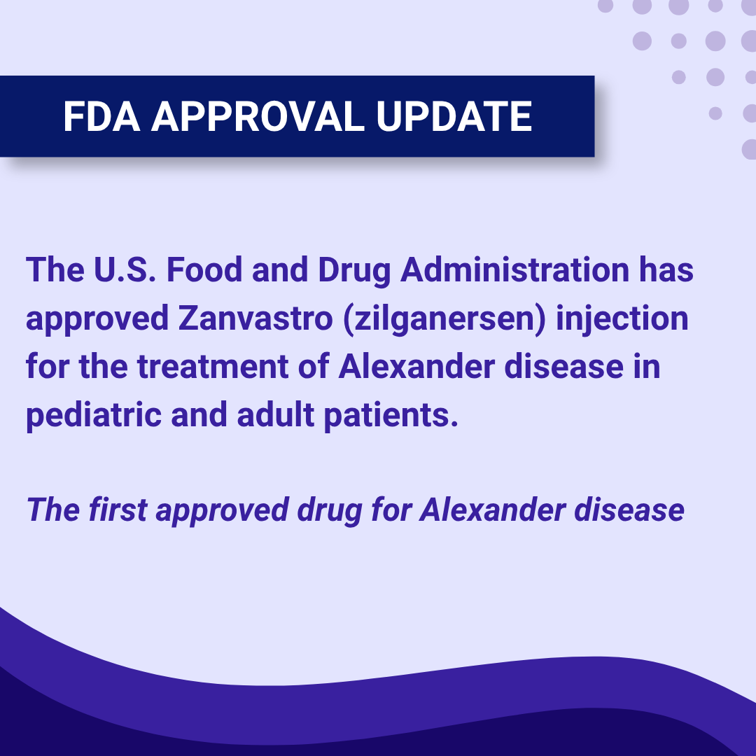MedChemExpress's tweet photo. π¨#FDA Approval Update | A first treatment for a disease that affects fewer than 1 in a million people.
The FDA has approved #Zanvastro (#zilganersen) as the first treatment for #AlexanderDisease and the first therapy to directly target the abnormal #GFAP protein buildup underlying the rare neurological disorder.
π§¬Alexander disease is caused by mutations affecting GFAP, leading to progressive damage to the nervous system.
#FDAApproval #AntisenseOligonucleotide #ASO #RareDisease #Neurology #DrugDevelopment