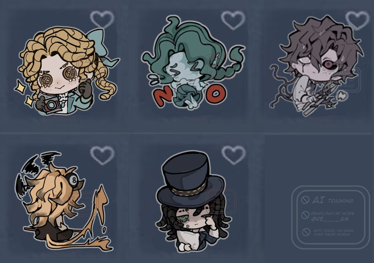 RE____AM's tweet photo. #identityv Can we have them in game plz :3? https://t.co/5sRPOMjMI5