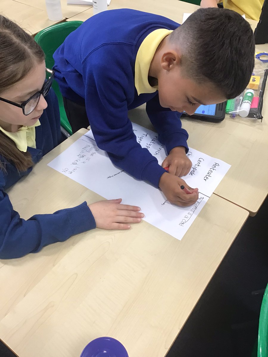 Miss4G's tweet photo. In 4GT this morning the children put animals in alphabetical order and did research on iPad to find the definition of each animal @HollinPrimary https://t.co/DbhrauCya1
