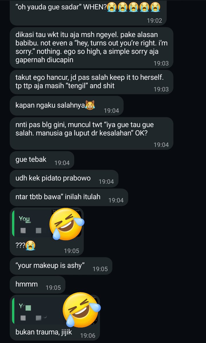 chagibae's tweet photo. this is the last time gue nanggepin org DONGO, entah amnesia palanya kepentok ompreng embege atau emg default settingnya OBSESI/FETISHnya jd VICTIM, pake FITNAH gue yg ngehina fisik dia dluan, wkt itu jg gmw ngaku. playvic, katanya gue dluan yg mau cerita😹 STAY MAD https://t.co/5wIVZfnurP
