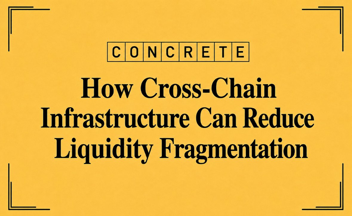 cryptieerr's tweet photo. 𝐇𝐨𝐰 𝐂𝐫𝐨𝐬𝐬-𝐂𝐡𝐚𝐢𝐧 𝐈𝐧𝐟𝐫𝐚𝐬𝐭𝐫𝐮𝐜𝐭𝐮𝐫𝐞 𝐂𝐚𝐧 𝐑𝐞𝐝𝐮𝐜𝐞 𝐋𝐢𝐪𝐮𝐢𝐝𝐢𝐭𝐲 𝐅𝐫𝐚𝐠𝐦𝐞𝐧𝐭𝐚𝐭𝐢𝐨𝐧

Concrete’s broader vision is not simply to create another isolated DeFi application

It’s infrastructure provides opportunities across different chains.
🧵 https://t.co/MRBtG8iYui