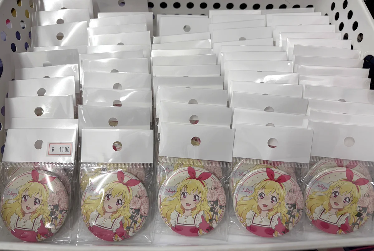 アイカツ 星宮いちご マグバッジ 缶バッジ アニON アニオン 秋葉原