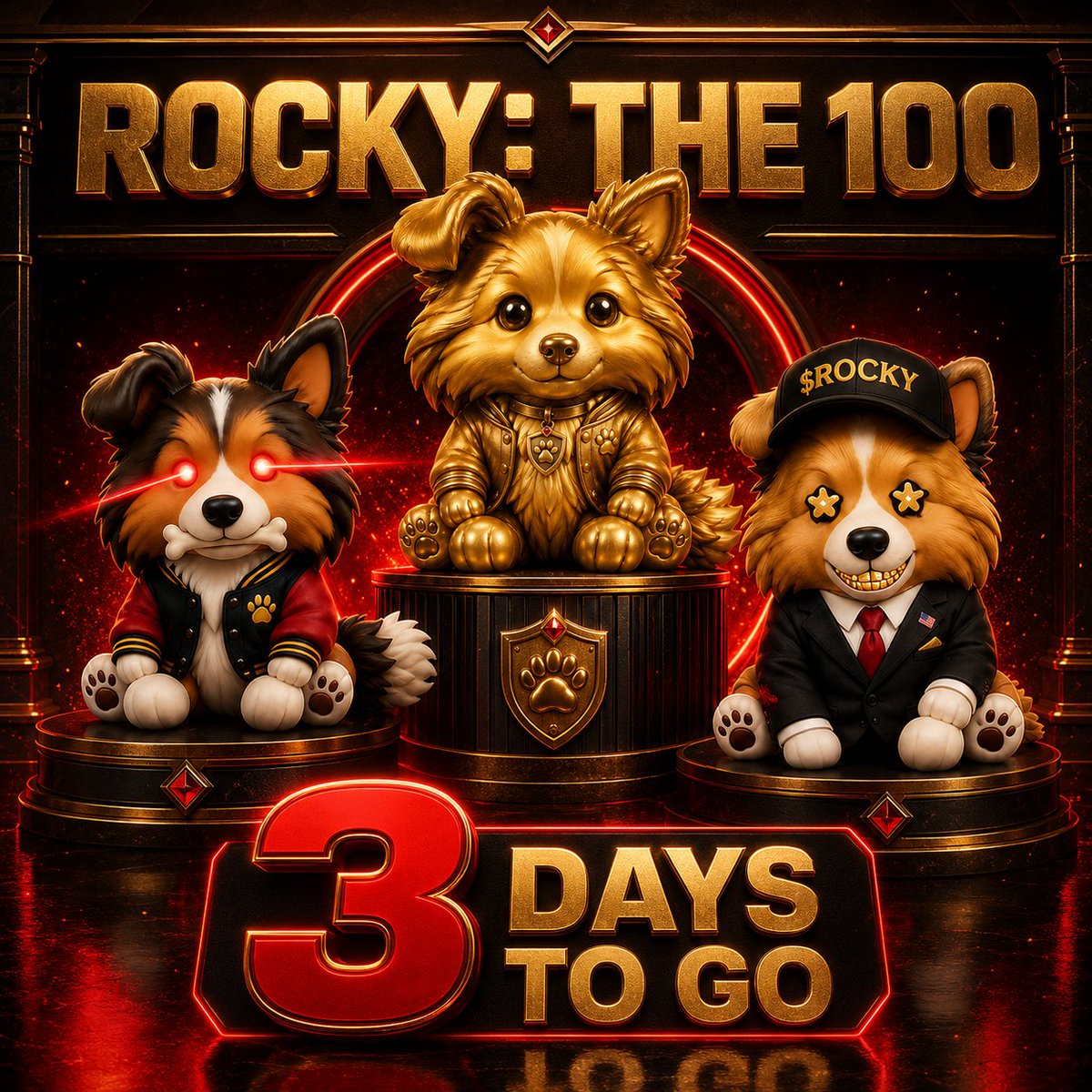 Rockydogmeme's tweet photo. You don’t choose your Rocky. Your Rocky chooses you. 🐾

Common. Uncommon. Rare. Epic. Legendary.

Only 100 exist, and the mint begins in 3 DAYS.

LET ROCKY COOK. 🔥

Minted on @CrystaraMarkets on @SUPRA_Labs https://t.co/xbN2jIfjOo