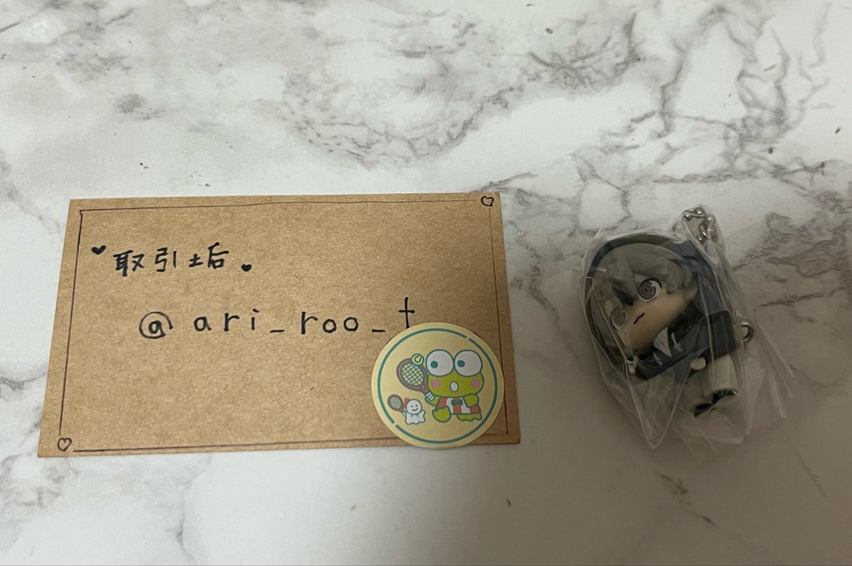 ari_roo_t's tweet photo. 【交換】Crazy Raccoon つまんでつなげてマスコット CR ガチャ

譲 1枚目

求 2枚目

郵送でのお取引希望です。
当方が所持しているのはボールチェーンタイプですが 交換していただく物はどちらのタイプのものでも構いません。 https://t.co/jrKCMT9E96