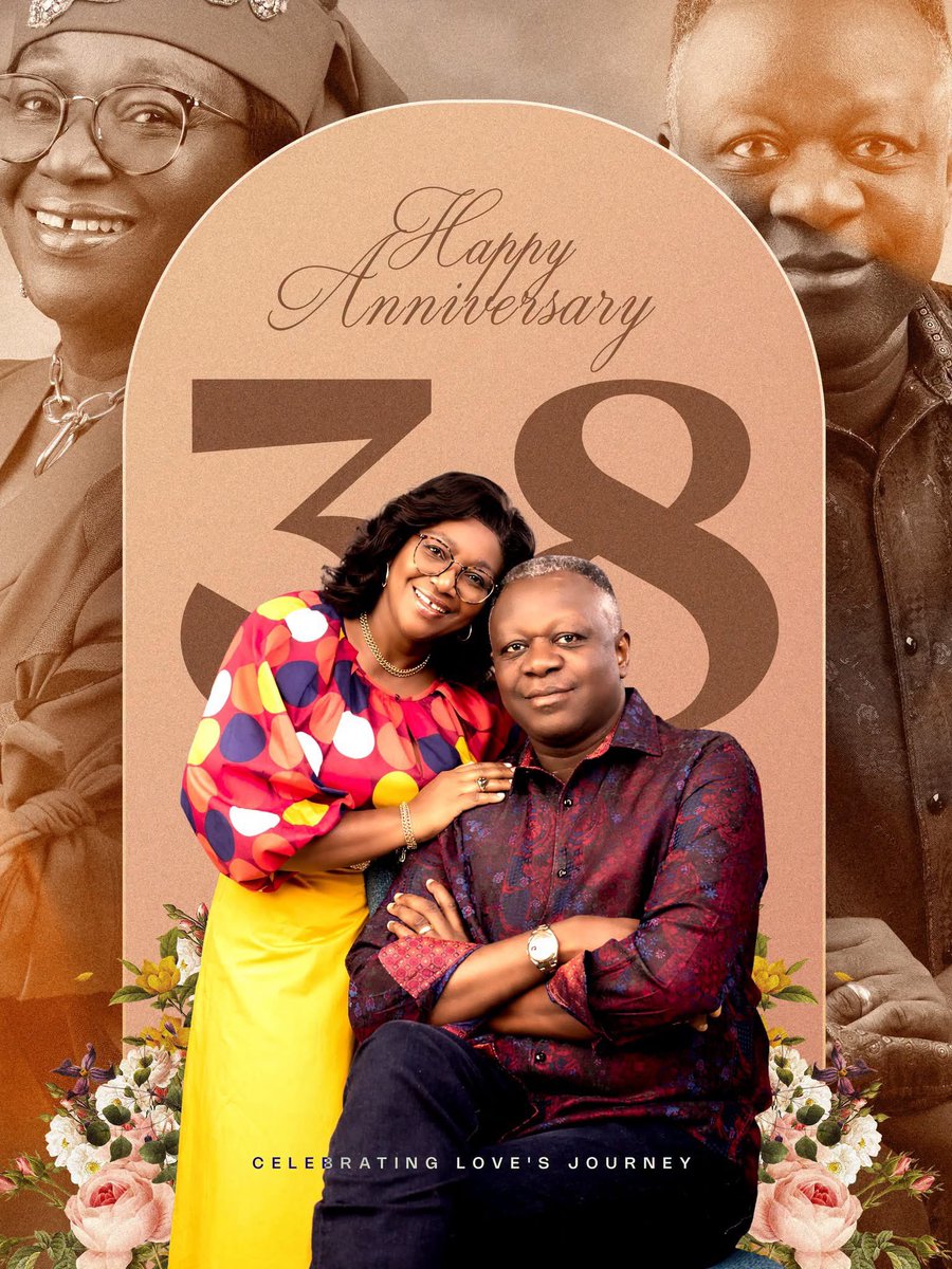 eastwoodanaba's tweet photo. Today, we celebrate 38 beautiful years of love, friendship, faith, sacrifice and commitment. Your journey together continues to inspire us and reminds us of the beauty of a marriage built on love and devotion to God.

May the Lord continue to strengthen your union, fill your home with joy and preserve you for many more wonderful years together.

We love and celebrate you both.

Happy 38th Wedding Anniversary! ❤️