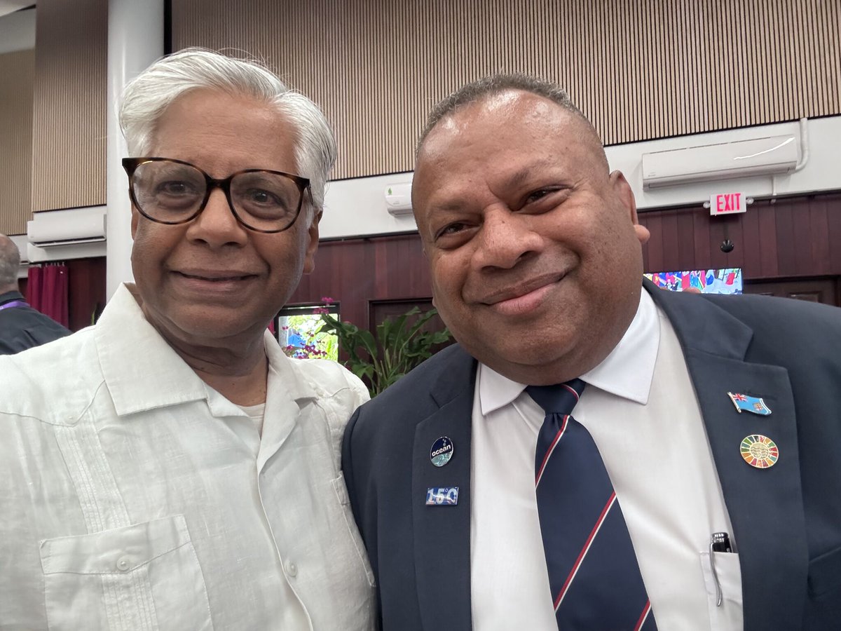 _seruiratu's tweet photo. Leaving PIFLM55 in Palau with optimism and renewed determination. As Fiji’s COP31 Envoy for Oceans, I’m inspired by the Pacific’s unity and growing global support for our priorities. Together, we can protect our ocean, build resilience and keep 1.5°C alive. #PIFLM55 #BluePacific https://t.co/5pSbdF5PwW