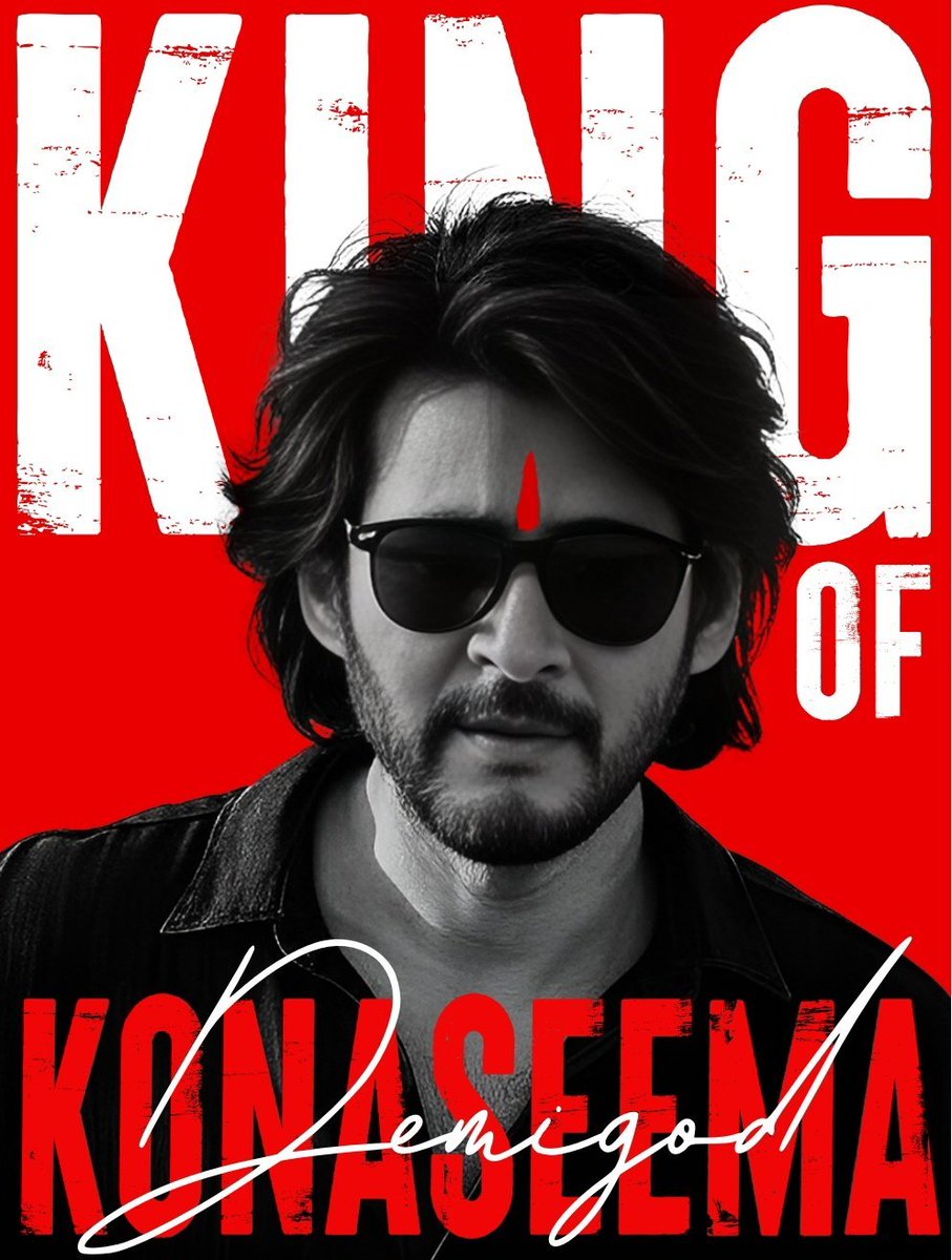 LetsXOtt's tweet photo. KING of Konaseema ~ @urstrulymahesh🦁 https://t.co/2xsaQVigS0