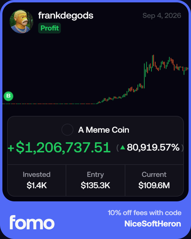 Livehood_fun's tweet photo. . @frankdegods turned a few thousand into $1.2 million +.

This is the power of the Green Chain.

And this is exactly why we’re building LiveHood on Robinhood Chain, the live layer where you can discover, trade, stream, and build around the next big token without leaving the chain.

The market is already here.

We’re building the place where the community comes alive. solana:JBrzNDUrpovsi7FSUR17pxcajoN5XAxK1dMDNwuKbamf