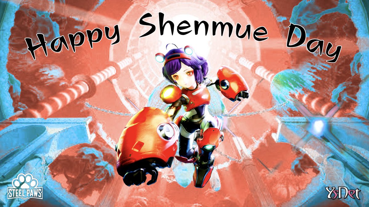 TollTommy41450's tweet photo. Happy #Shenmue Day! 🎉
It's been 10 months since #SteelPaws was playable.
Hopefully that changes soon🤞
Also #LetsGetShenmue4!
@YSNET_Inc @yu_suzuki_jp https://t.co/FZiTZcTmlv