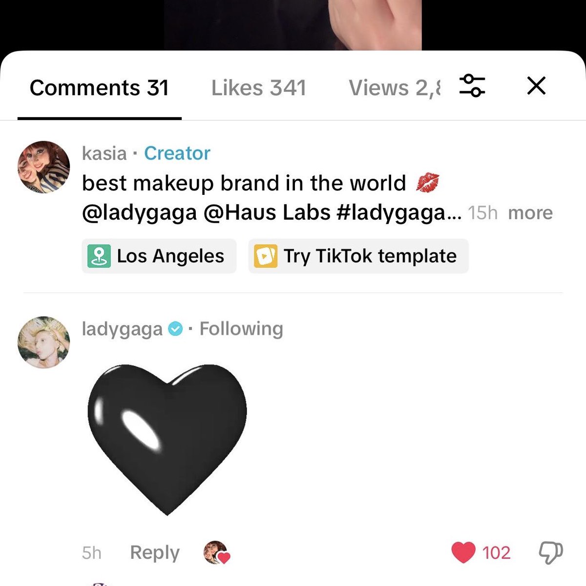 ladygagaexplor3's tweet photo. Lady Gaga ha imparato ad usare gli sticker su TikTok https://t.co/xkzMuHbPNu