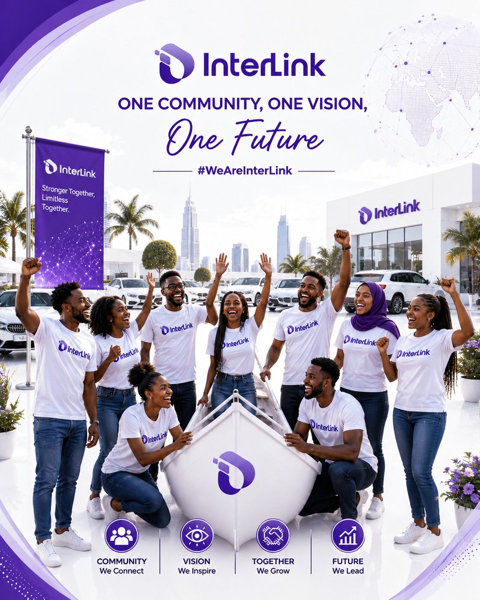 yam_mar58087's tweet photo. Stronger together, brighter ahead ππ
Innovation, teamwork, and success in motion.
#WeAreInterLink #InterLink #OneVision #OneFuture #ITL #ITLG #ITLX https://t.co/SlMkK5Pj1X