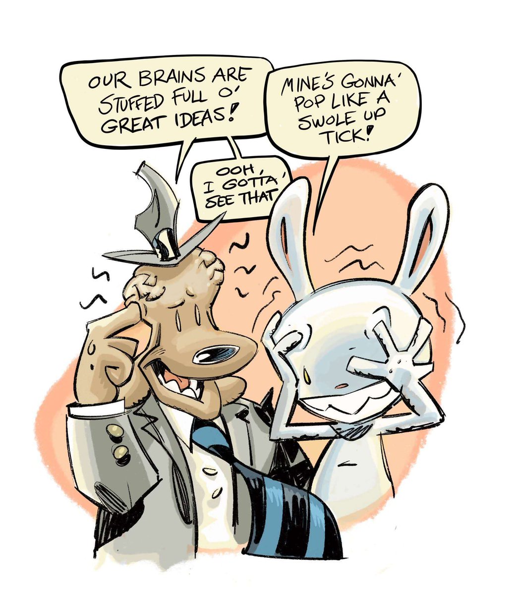 kieranlovquake2's tweet photo. Sam &amp; Max: Big Brain Energy https://t.co/33lvJL9DTq