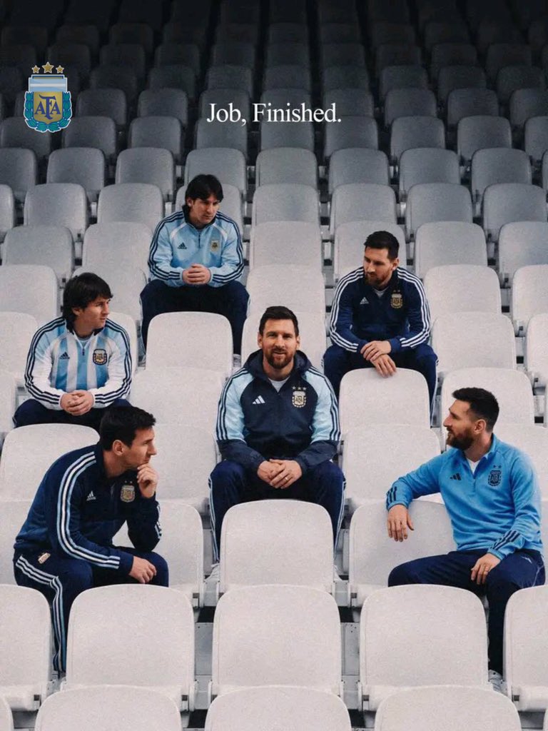 argfootballafa's tweet photo. Nothing left to prove 🥲 https://t.co/uqJZVF7OEs