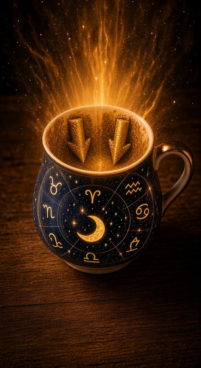 SecretAugure's tweet photo. @IsraelPersian ☕️👀
Your coffee cup reading shows two big things. The rest of the cup is completely empty. This indicates that due to the arrival of those two great things, everything and everyone will disappear. https://t.co/XQqcb36UL7