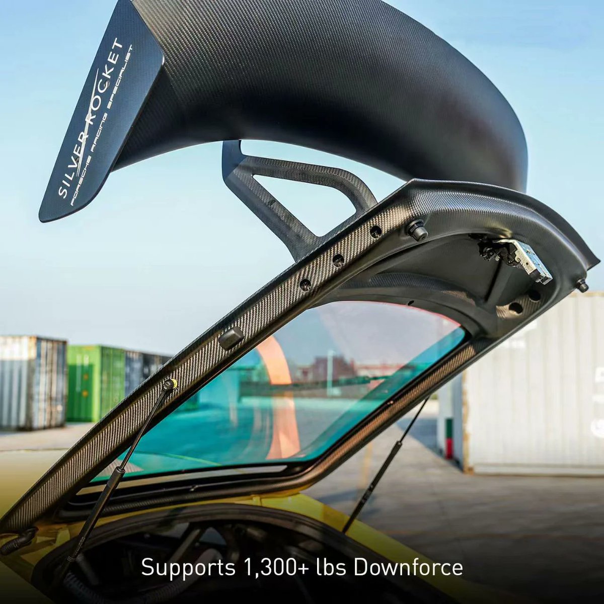 SilverrocketCo's tweet photo. SR Dry Carbon Fiber V-Frame Tailgate.
Constructed from aerospace-grade dry carbon fiber, it reduces weight by 20.7 lbs compared to the OEM Cayman tailgate & wing assembly.
Available: https://t.co/wM3k166P1B
#SilverRocket https://t.co/vTWWzPJPpS