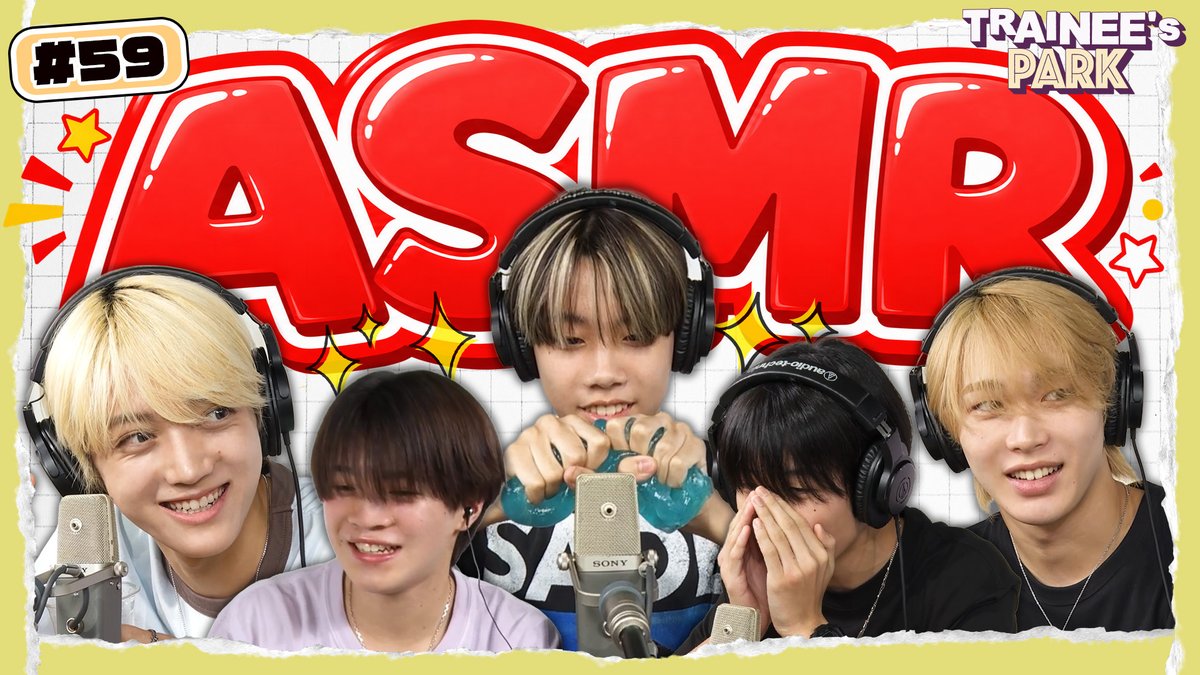 bmsg_trainee's tweet photo. ⸜ 🎞️YouTube✨ ⸝  

#59 | ASMRに初挑戦！
最高の音を作り出す企画のはずが…！？
【TRAINEE’s PARK | 初めてのASMR】

🔗https://t.co/rL5eRqiFTQ

#TRAINEESPARK
#BMSGTRAINEE #BMSG https://t.co/DeDkXBwrjc