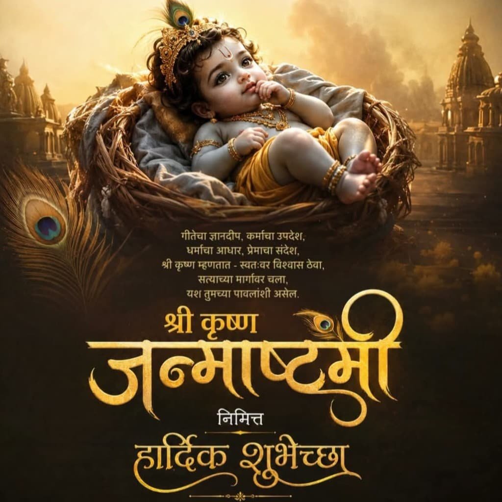 dkrdesai's tweet photo. @NetraShirke Happy Janmashtmi https://t.co/MTB1s2YujP
