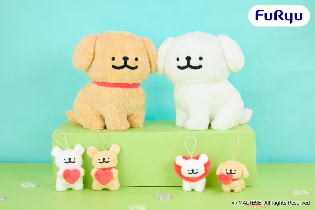 FURYU_prize's tweet photo. ＼フリュープライズ新着情報／

「Maltese｜モルチーズ」
🤍9月登場プライズ🤎

⭐ハートフルマスコット
┗バッグやポーチに付けて一緒にお出かけしてね！
⭐BIGぬいぐるみ
┗頬を寄せ合う可愛らしいポーズを再現できます🎵

9月上旬から順次展開！
ほしいと思ったら🤍🤎の絵文字をコメント✨
サイズや取扱店舗など、詳しくはスレッドからチェックしてね✅️

📢フリュープライズ・フリューぬいの情報は、本アカウントで続々と公開中です！

#maltese #モルチーズ
@maltese_jp