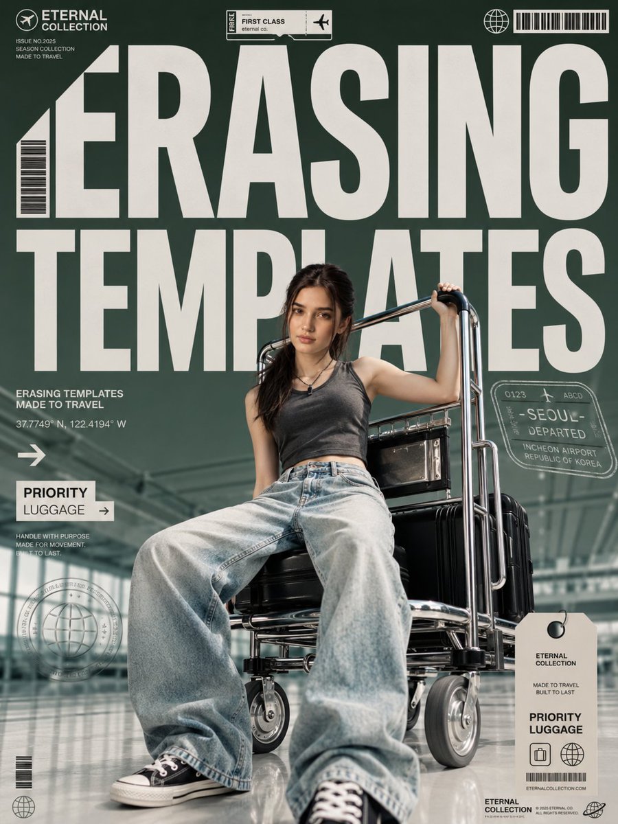 Airport Fashion Magazine Cover