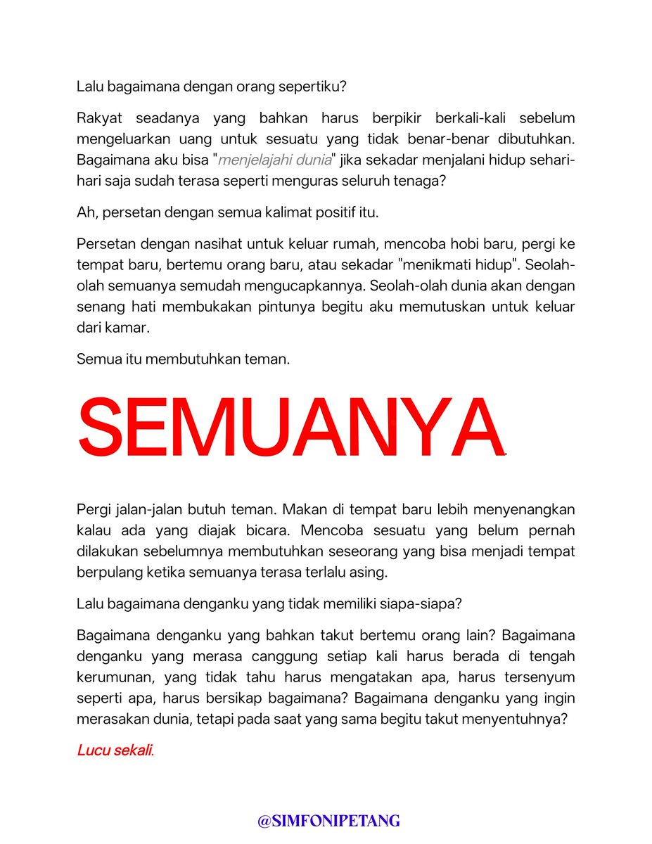 Simfonipetang's tweet photo. Neverending Loop. 

⚠️ Suicidal mind and depression. https://t.co/fbg7QYB9eH