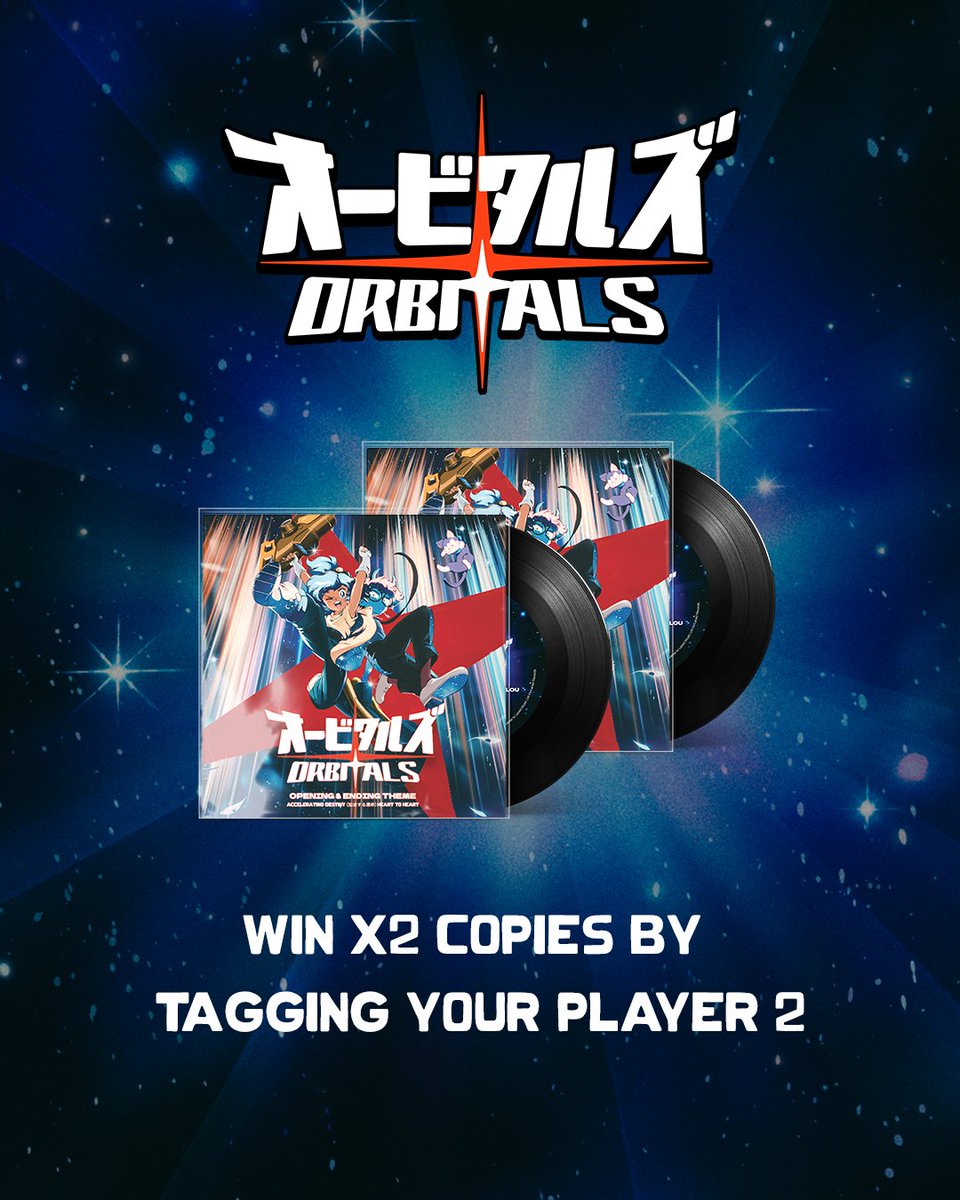 Laced_audio's tweet photo. ⏰ Last chance to enter!

Win 2 copies of the Orbitals 7” vinyl 🧑‍🚀

Falk & Klou’s ’80s-inspired score is landing on 7”, featuring the opening and end credits themes, plus karaoke versions of both tracks for you to sing along to! 🎶

How to enter:
• Follow Laced Records
• Like this post
• Tag a friend

Entries close (TODAY) Friday 4 September - don’t miss out! 

@NintendoAmerica @OrbitalsGame @Shapefarm @Kepler_Interact