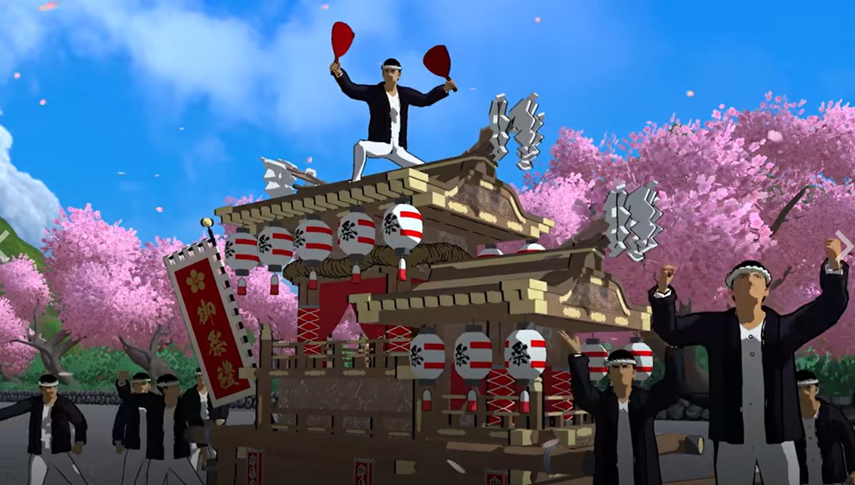 EUPHONIC_Inc's tweet photo. 街を、谷を、神社を、桜並木を、だんじり野郎が駆け巡る

新感覚やりまわしランゲーム「だんじり野郎」
TGSにて発表と試遊予定！
#TGS2026 https://t.co/ovjsk8XDvF