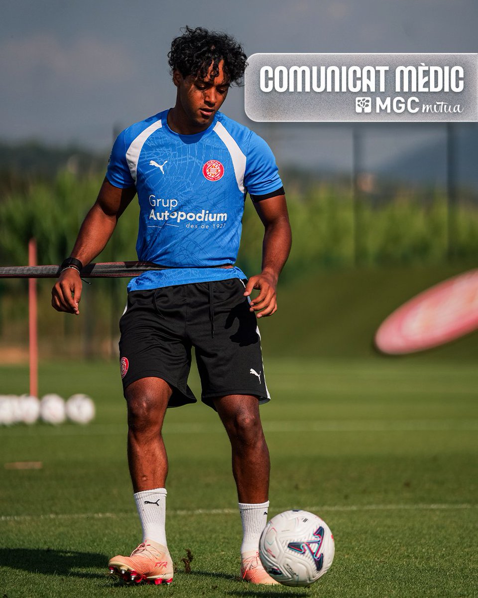 GironaFC's tweet photo. 🏥 COMUNICAT MÈDIC | 

Jastin pateix una lesió muscular al quàdriceps de la cama dreta. La disponibilitat del jugador dependrà de la seva evolució. https://t.co/nK8ANWHjEH