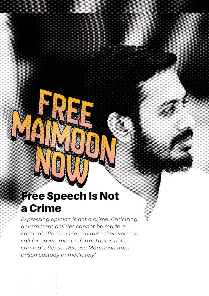 mohamedshamin10's tweet photo. #FreeMaimoonNow
@mrsays_ https://t.co/mv94yDOV4U