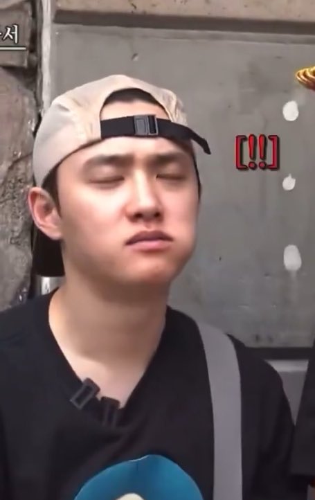 u_han94's tweet photo. “No one can look angry while eating delicious food!”

Kyungsoo’s face the second he tastes something delicious: https://t.co/J28FBPAVAn