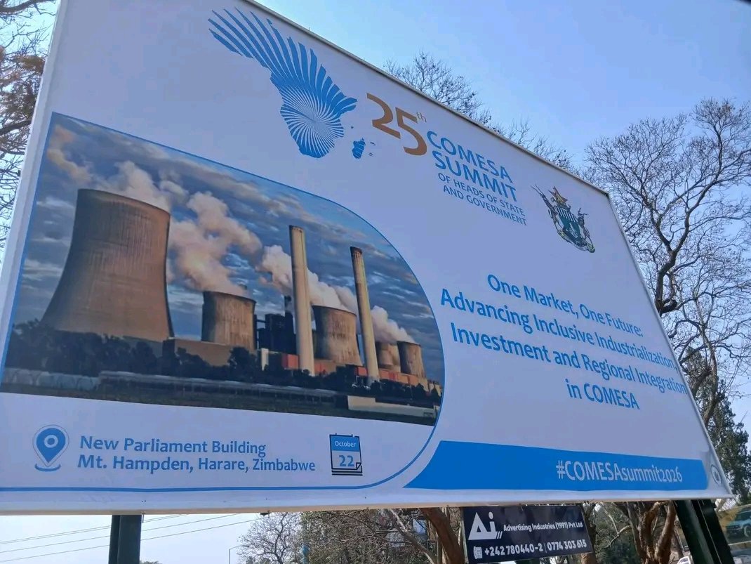 moiratsikwa's tweet photo. Zimbabwe is ready. COMESA is ready. And the countdown continues!
47 days remaining : Unity for Prosperity
#COMESA2026 #UnityForProsperity #Vision2030 https://t.co/T2k8xwsiqp