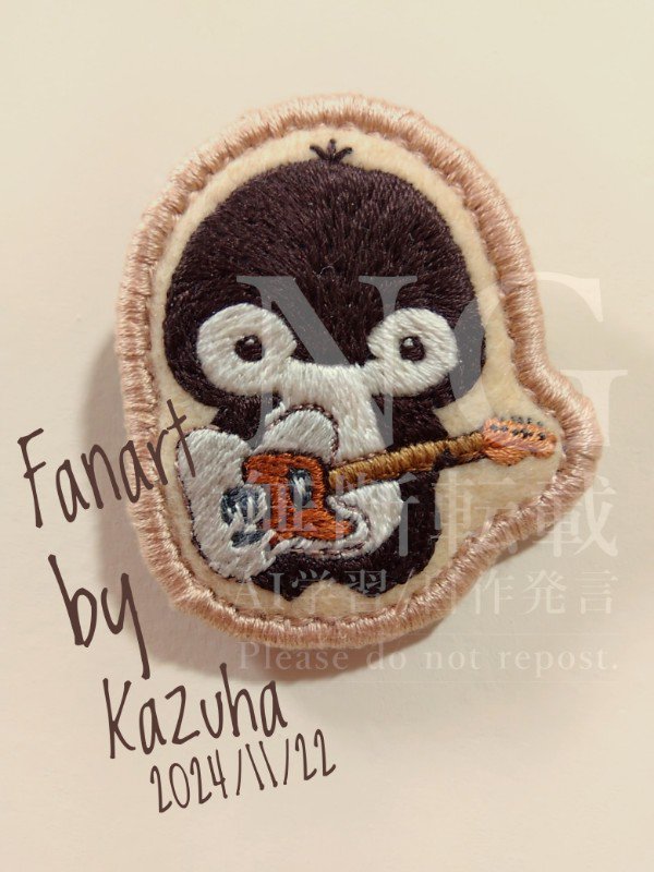 KazuhaTalks's tweet photo. #9月になったのでフォロワーさんに自己紹介しようぜ 
刺繍でお絵かきするのが好きです
クロノクロスと超人X、オリジナル中心に作品を作ってます。アナログでお絵かきするのも好きです
あと音楽が大好き！
こんな人間ですがよろしくお願いします🙇‍♀ https://t.co/8gWvQHNKXW