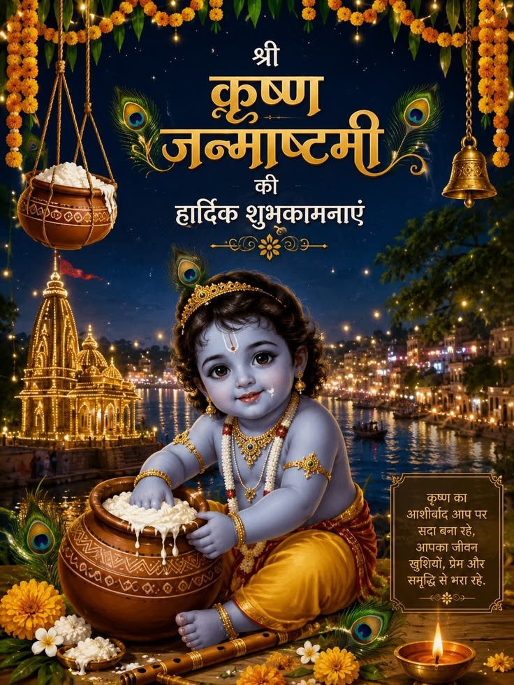 Pratap_Chaudhar's tweet photo. भगवान श्री कृष्ण की जन्माष्टमी की हार्दिक शुभकामनाएं https://t.co/VGFYKfT7EF
