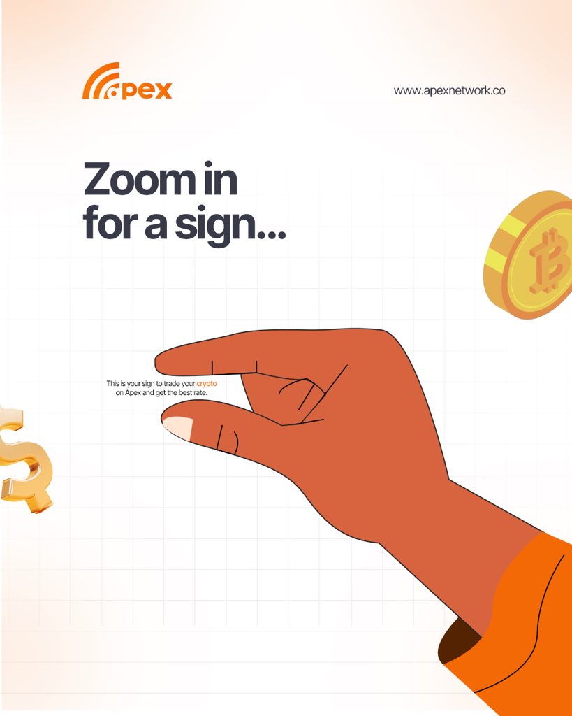 useapexnetwork's tweet photo. This is your sign to swap your crypto to  cash this weekend on Apex. 

Sign up here 👉https://t.co/npPaaVwNAX

#Apexnosmall #TradingCommunity https://t.co/rreTh64FIJ