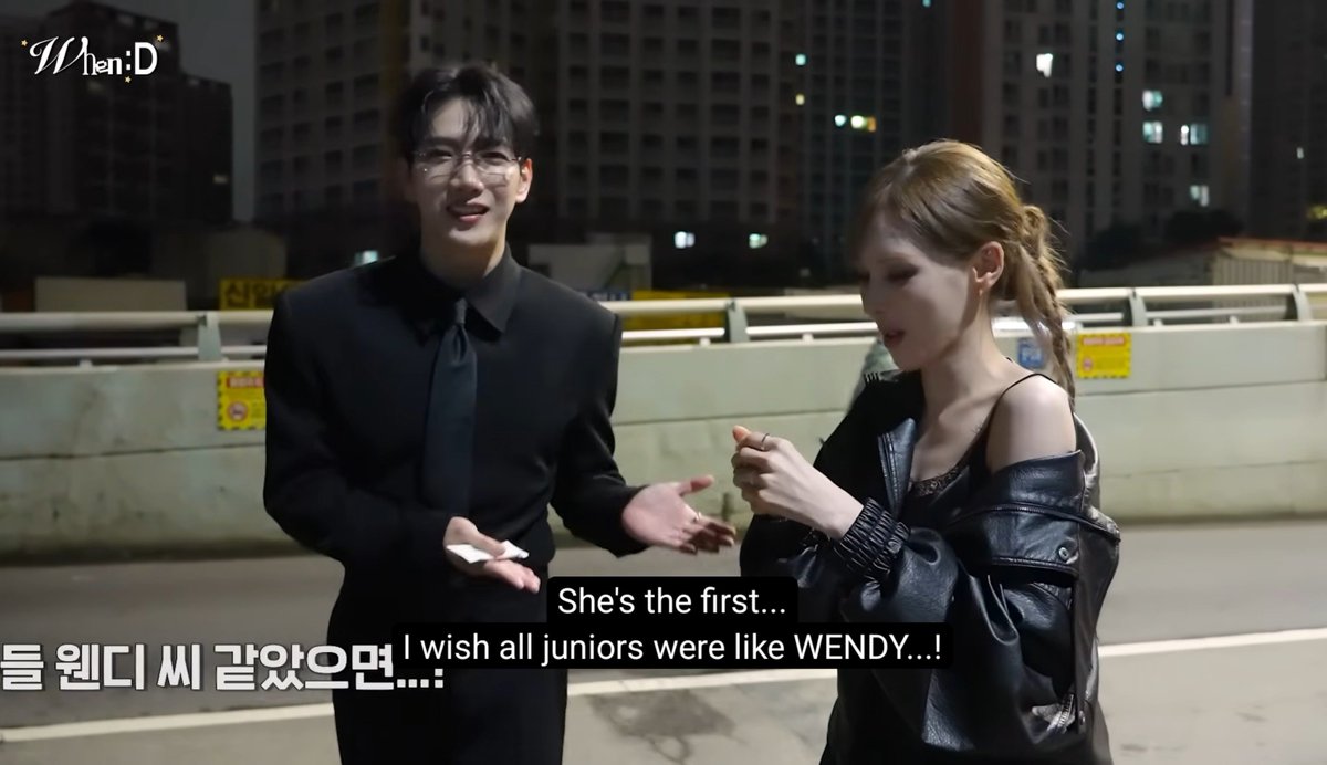 soloistsw's tweet photo. Jun K: 
"Wendy is seriously the best"
"An angel"
"I wish all junior were like wendy"

Wendy: "edit that out!" 😂 https://t.co/FsQ4WlJVCq