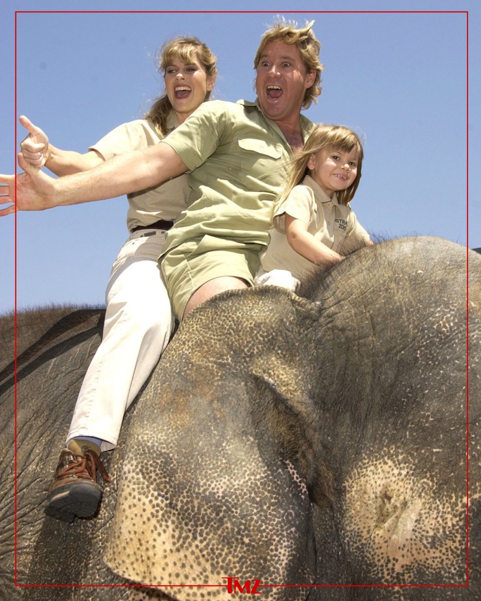 TMZ's tweet photo. 💔🐒 Rest in peace to legendary "Crocodile Hunter" Steve Irwin, who we lost twenty years ago today. https://t.co/pKdD1rD3vd