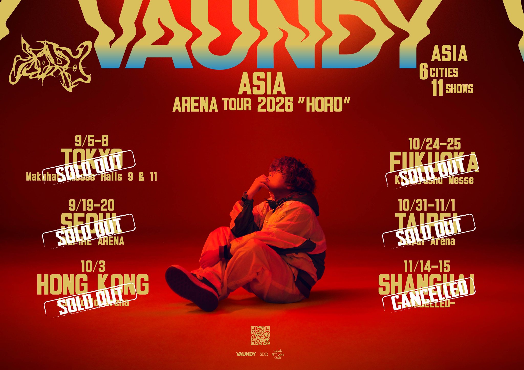 ミュージシャン Vaundy ASIA ARENA TOUR 2026 HORO XL HRXc6CAbYAACkOr.jpg:large