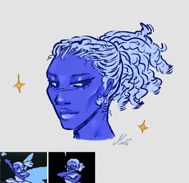AwkwardMari_'s tweet photo. Blue!💙 #deltarune #deltarunechapter5ㅤ https://t.co/T1mooBNLo1