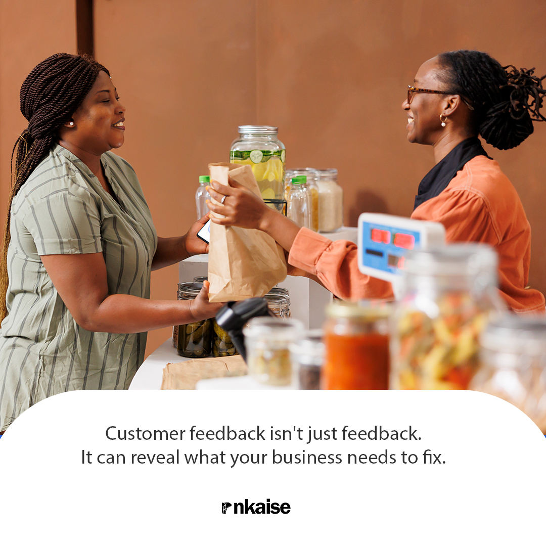 Nkaisehq's tweet photo. Your customers leave clues everywhere. They show up in the conversations you have with them.

Customer feedback isn't just something to respond to. It can reveal what your business needs to fix and help you make better decisions about what comes next.

#Nkaise #Entrepreneurship https://t.co/81MNjWMCIf